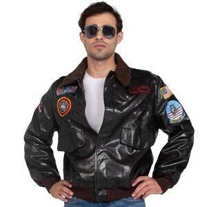 Leg Avenue Top Gun costume bomber jacket men’s sz L